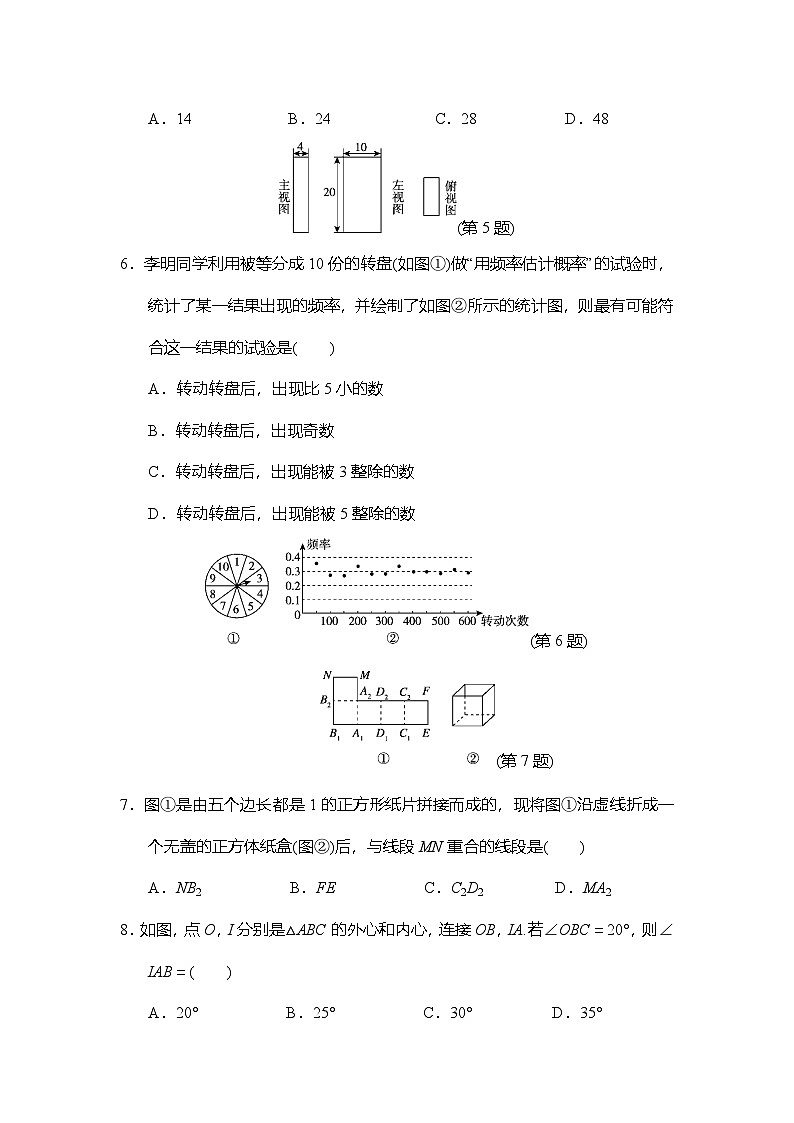 期末 学情评估卷（含答案）2025-2026学年冀教版九年级数学下册第2页