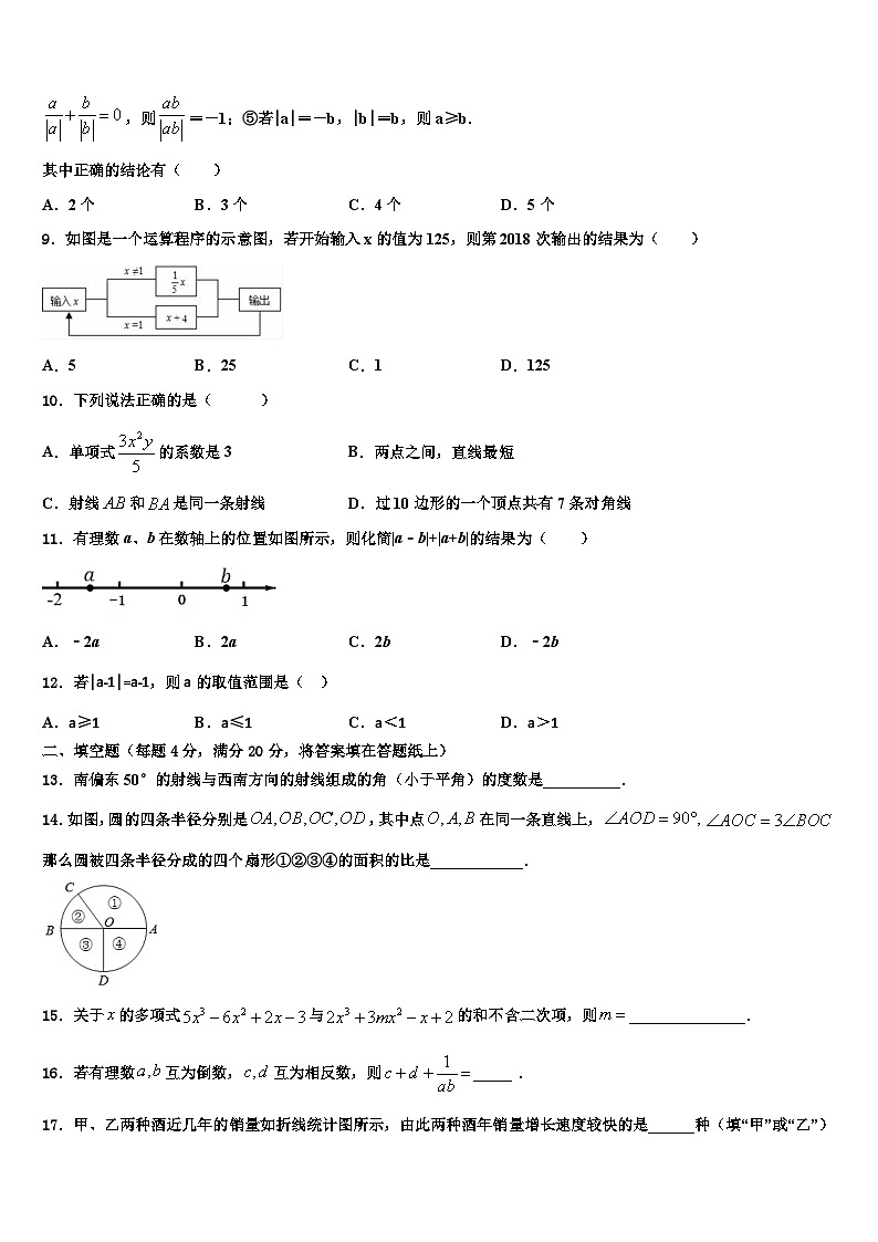 河南省周口一中学2026届七年级数学第一学期期末复习检测试题含解析第2页