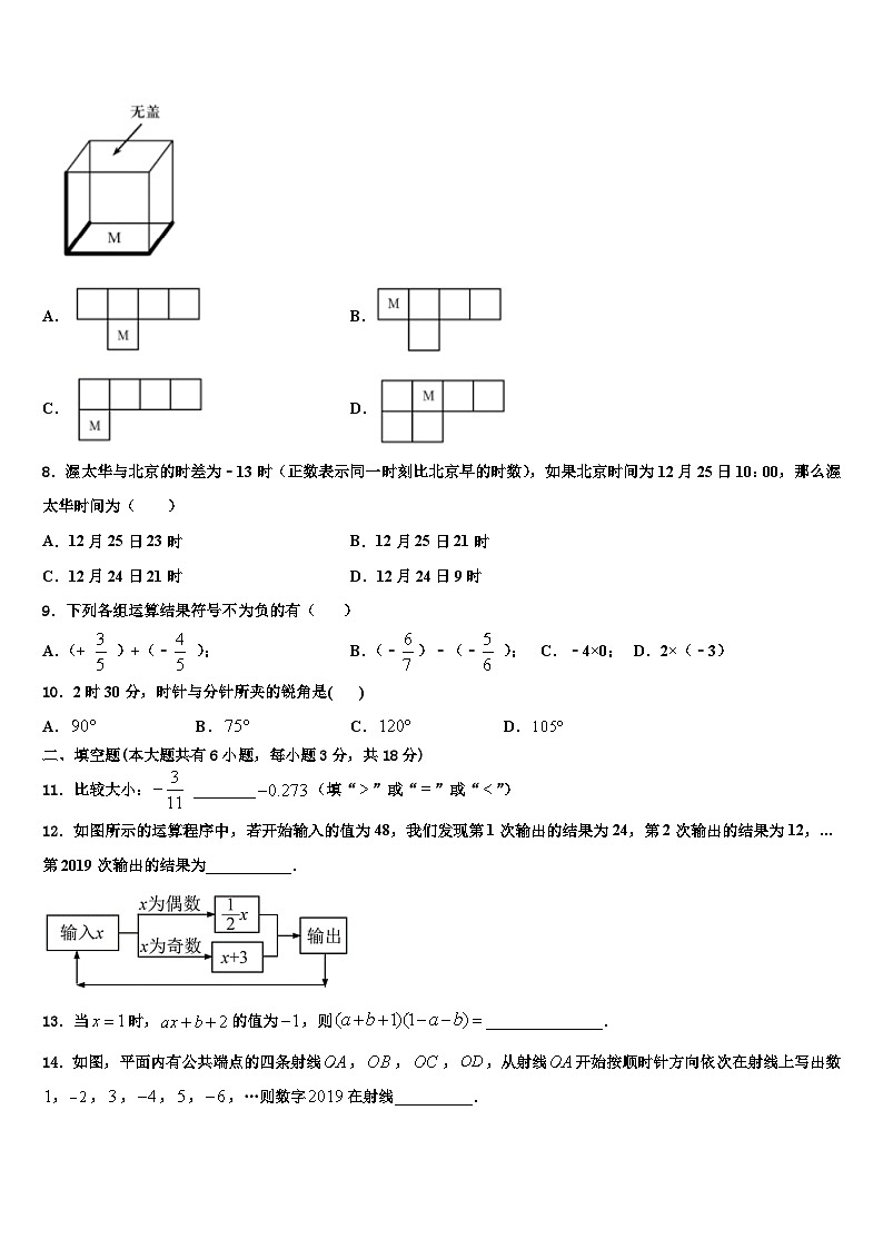 湖北省武汉市洪山区东湖开发区2026届七年级数学第一学期期末质量检测试题含解析第2页