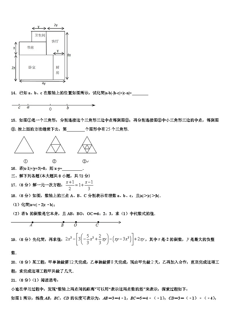 湖南长沙市岳麓区2026届数学七年级第一学期期末综合测试模拟试题含解析第3页