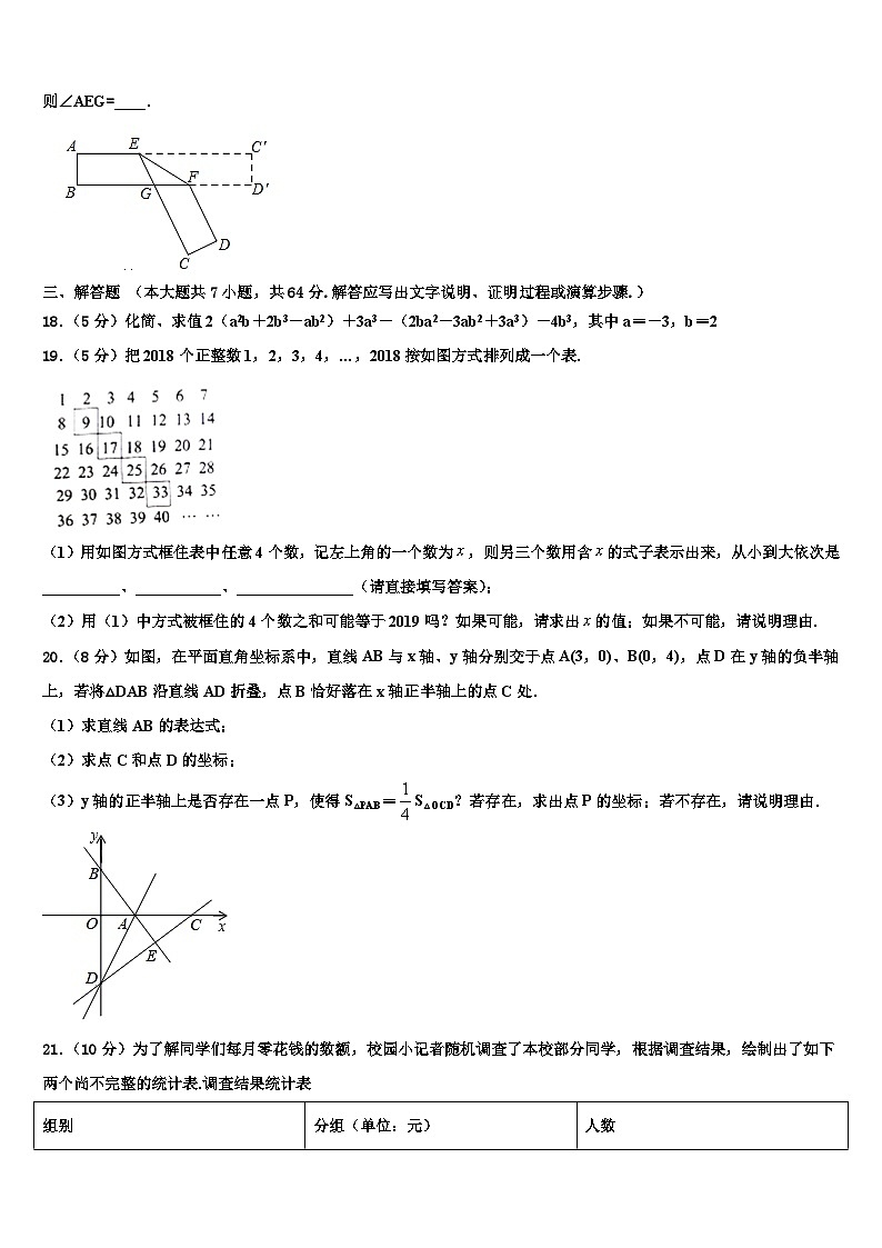 江苏省东台市第四教育联盟2026届数学七年级第一学期期末综合测试试题含解析第3页