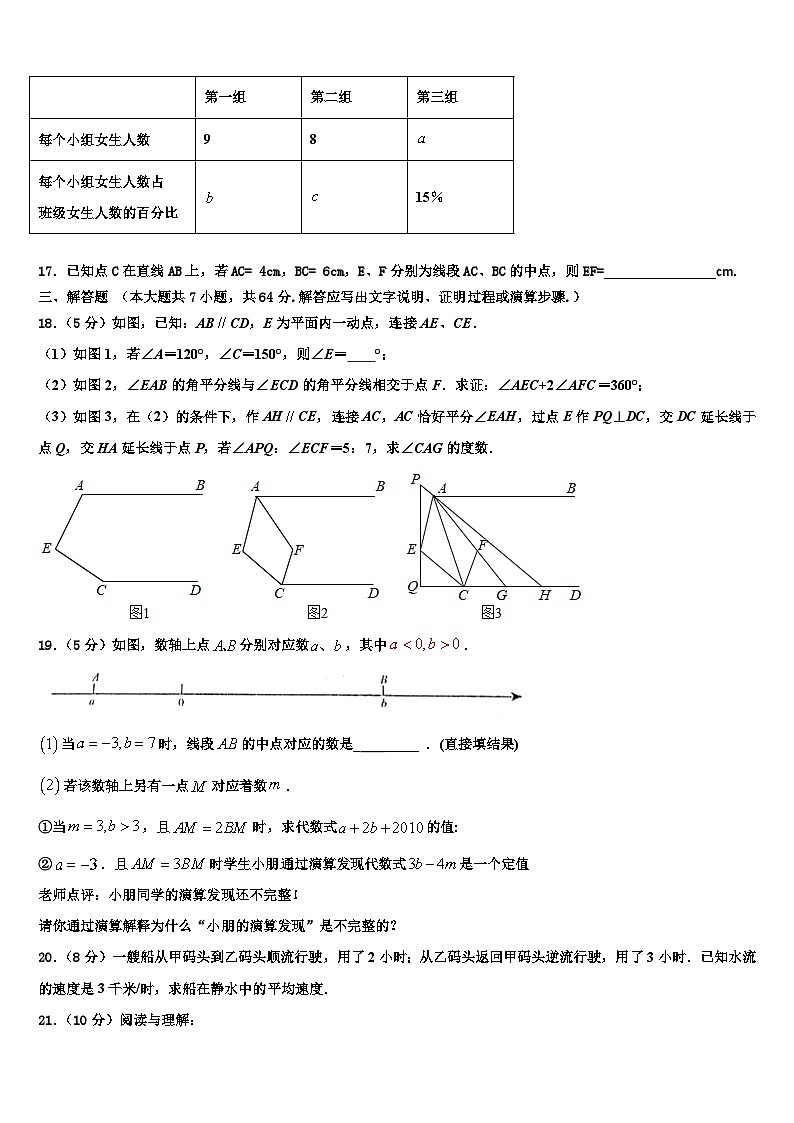 江苏省苏州市高新区实验初级中学2026届七年级数学第一学期期末学业质量监测模拟试题含解析第3页