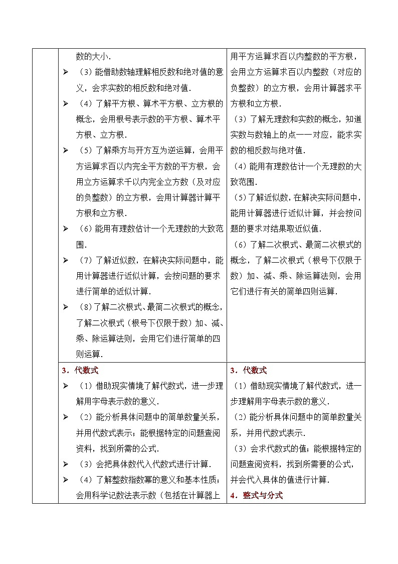 主题一 数与式 学案（含答案）  2026年中考数学一轮专题复习考点解读（人教版）第2页