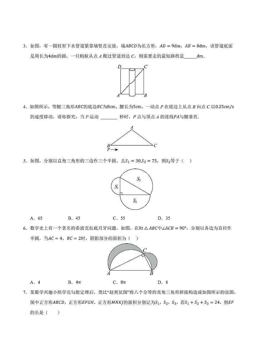 期中复习压轴题汇编（各省真题汇编51题）（原卷版）第2页