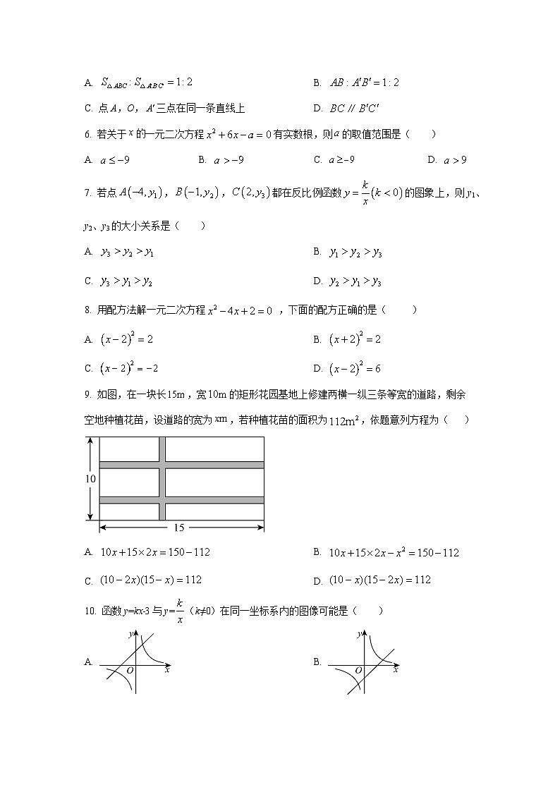 贵州省铜仁市碧江区2024-2025学年九年级上学期11月期中数学试卷（学生版）第2页