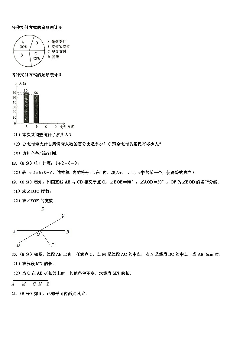 辽宁省抚顺市新抚区2026届数学七上期末教学质量检测试题含解析第3页