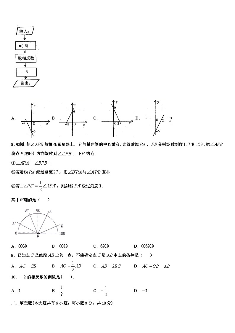 山东省德州市临邑县2026届七年级数学第一学期期末综合测试模拟试题含解析第2页