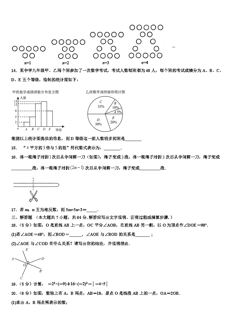 山东省潍坊市滨海区2026届七年级数学第一学期期末复习检测模拟试题含解析第3页