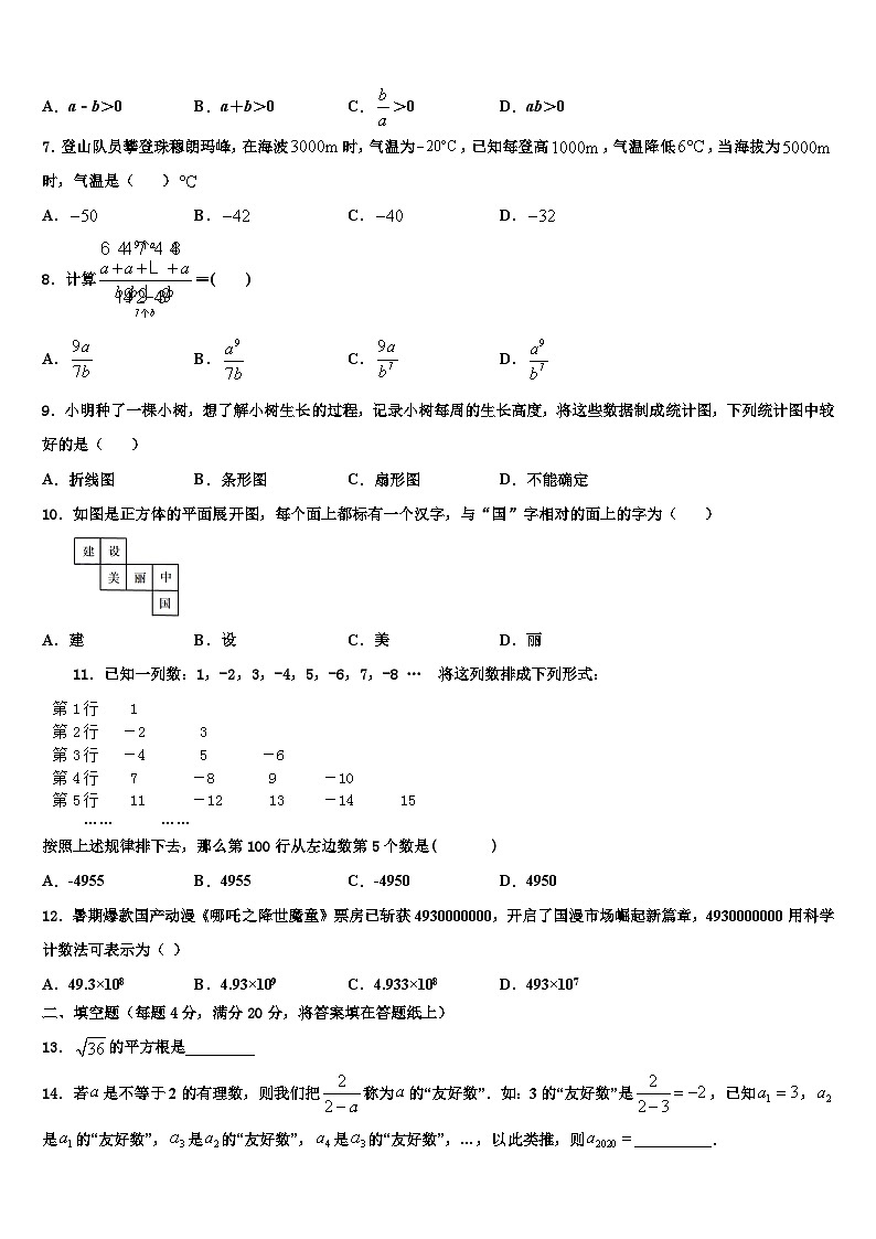山西临汾霍州第一期第二次月考2026届七年级数学第一学期期末检测试题含解析第2页