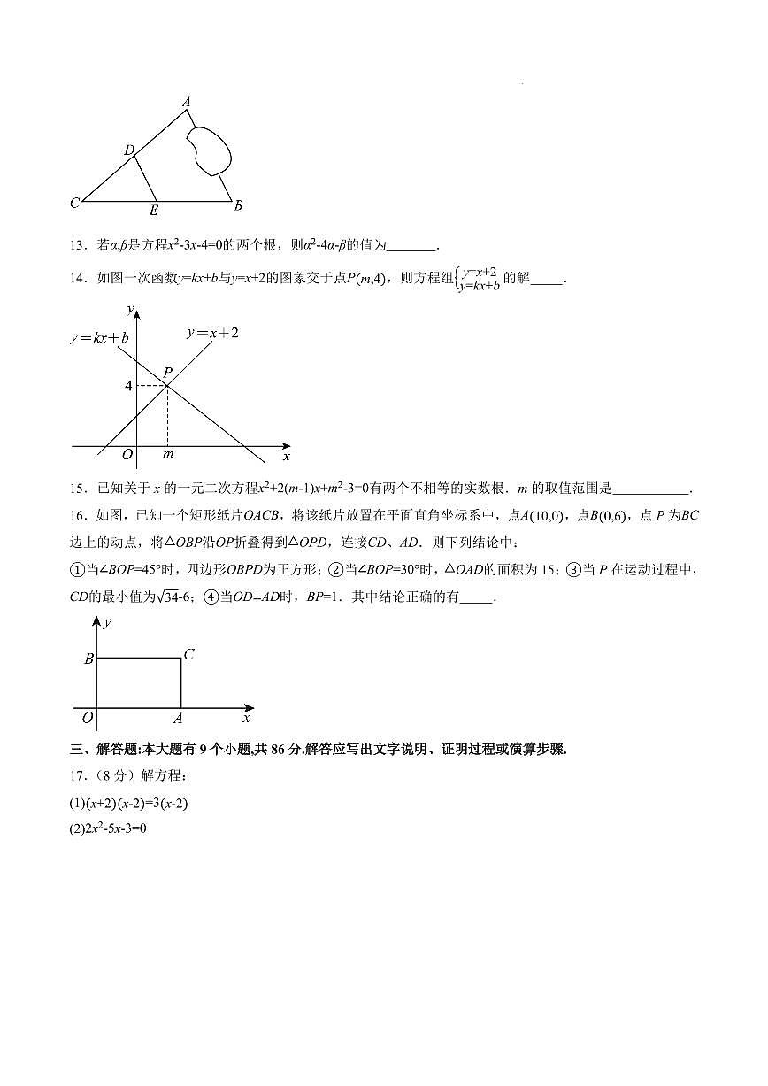 数学（福建专用）（考试版A4）第3页