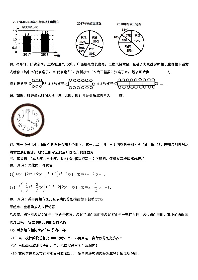 陕西省西安大学区六校联考2026届数学七年级第一学期期末达标检测试题含解析第3页