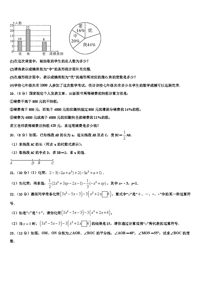 上海市第八中学2026届数学七上期末经典试题含解析第3页