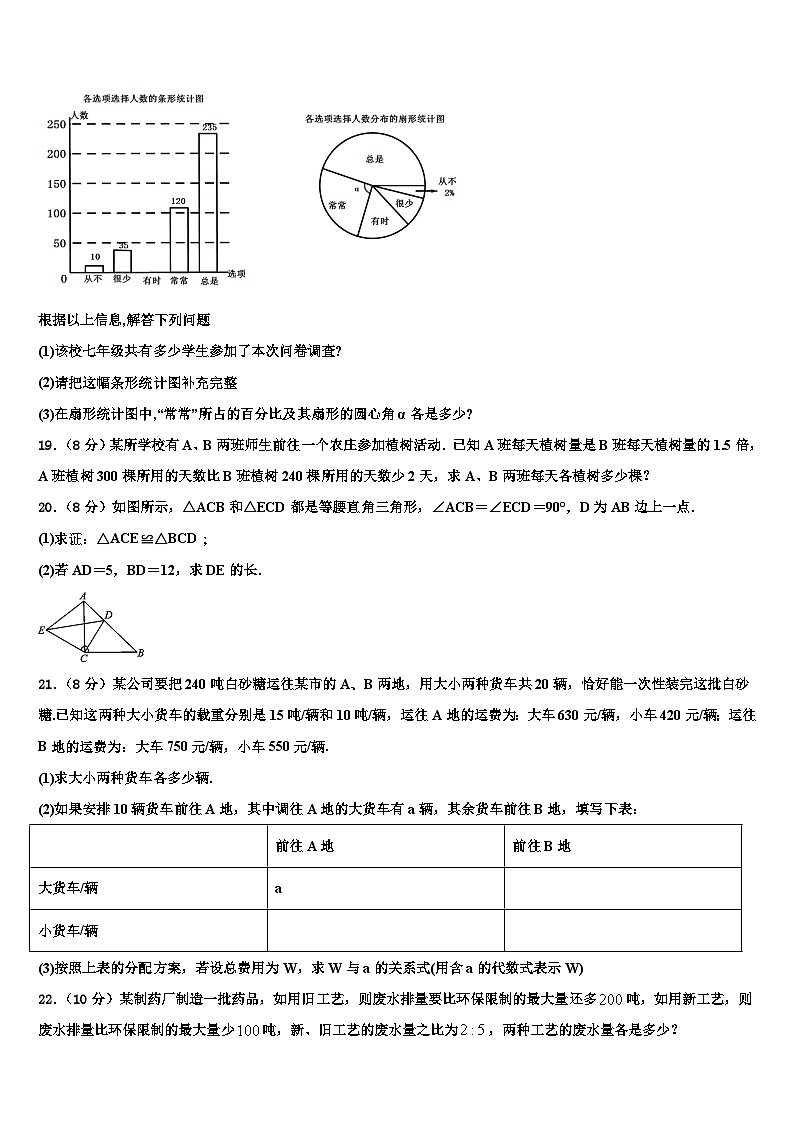陕西省西安市雁塔区高新一中2026届数学七上期末学业水平测试模拟试题含解析第3页