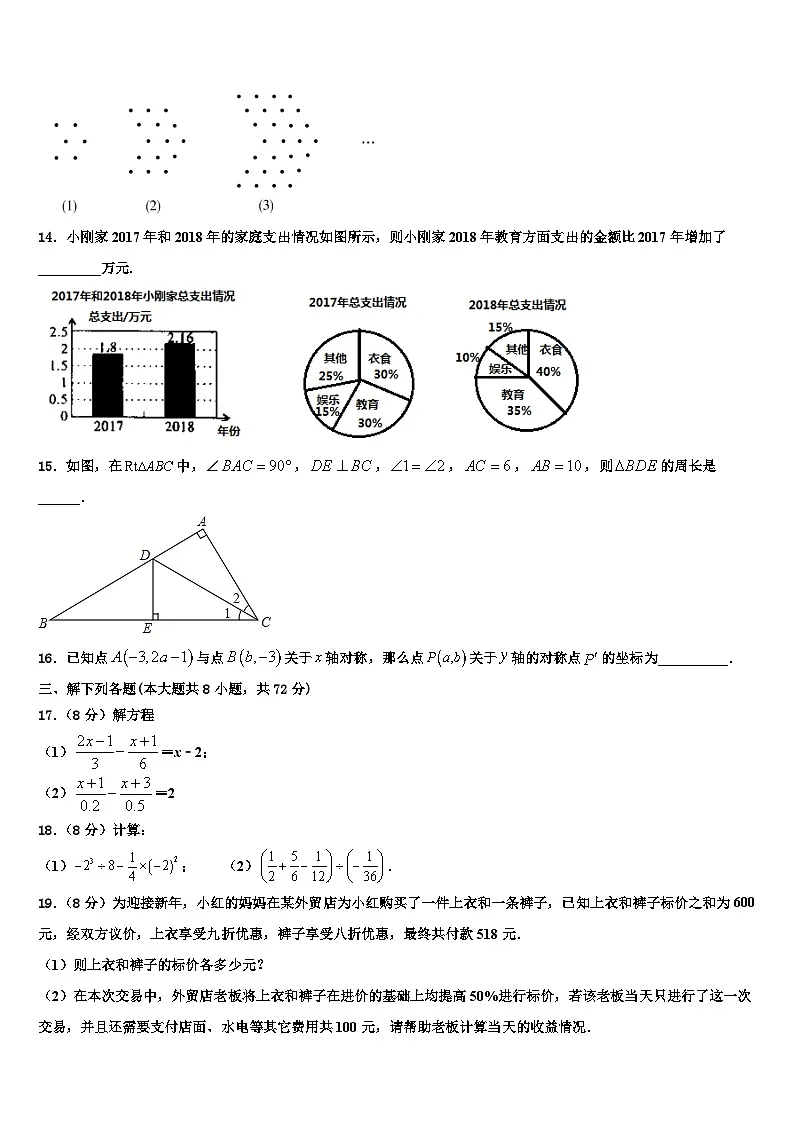 四川省巴中市2026届数学七上期末教学质量检测模拟试题含解析第3页
