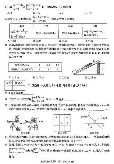 山西省运城市闻喜县2025-2026学年八年级上学期12月月考数学试题第2页