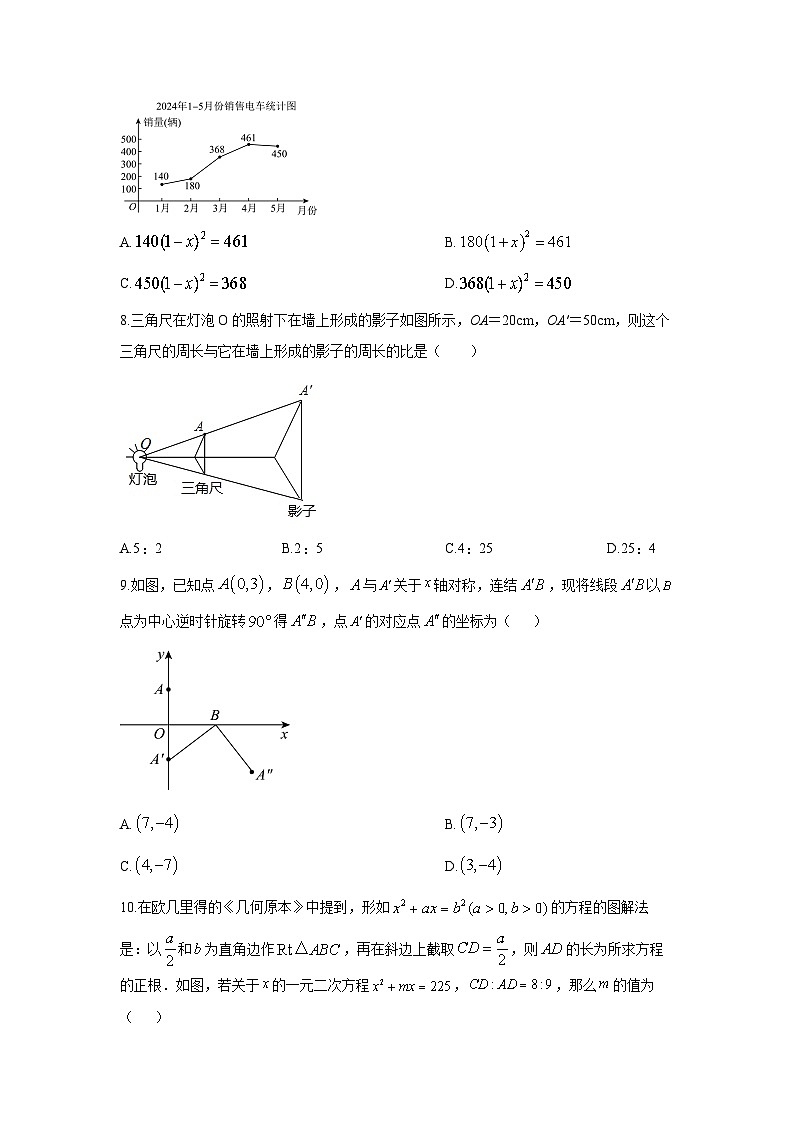 福建省泉州市永春县联考2025-2026学年九年级上学期期中数学试卷（学生版）第2页