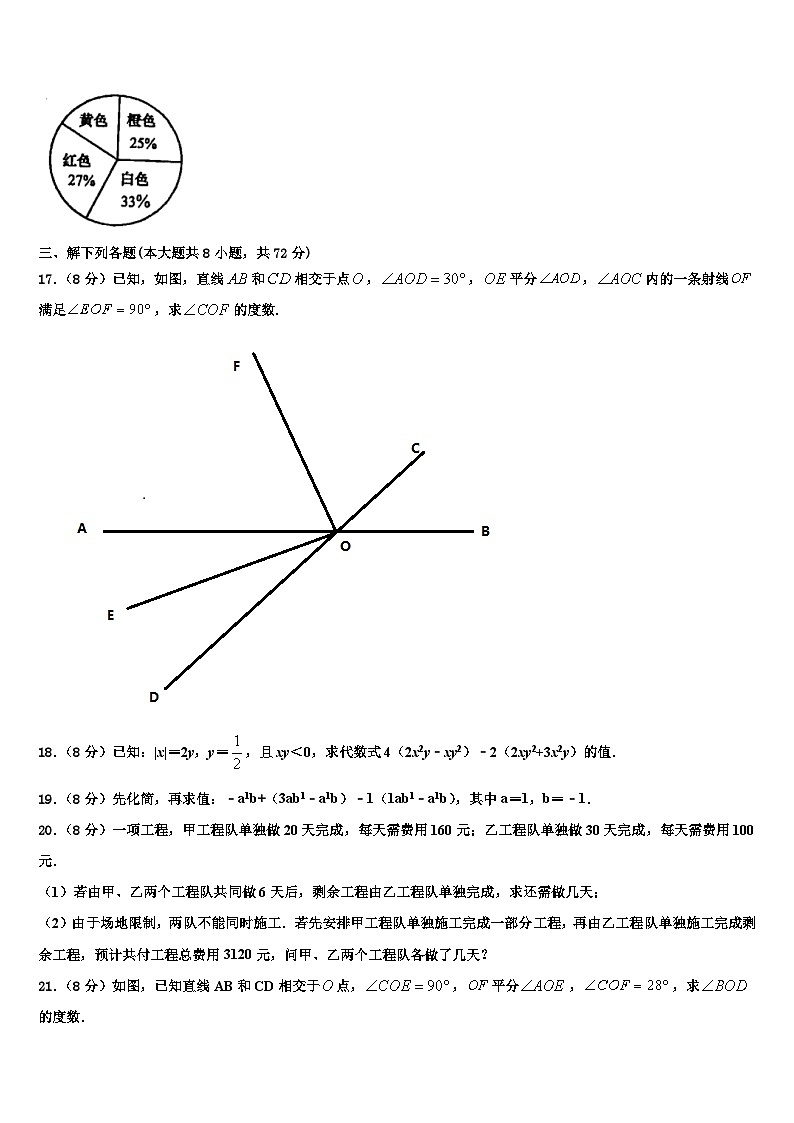 四川省绵阳市名校2026届数学七上期末综合测试试题含解析第3页