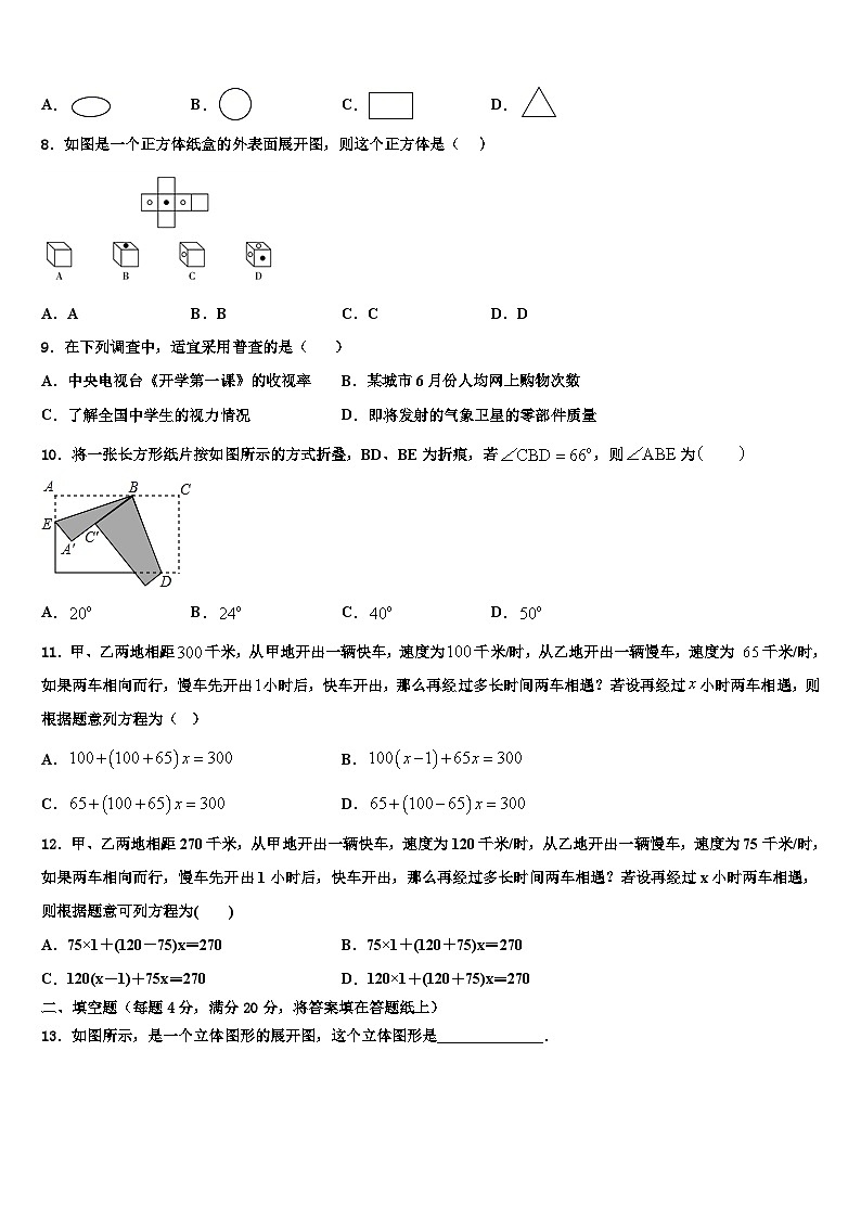 浙江省杭州市滨江区部分学校2026届七年级数学第一学期期末经典试题含解析第2页