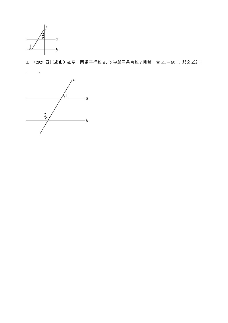 2024年中考数学真题分类汇编——平行线与相交线（含答案）第3页