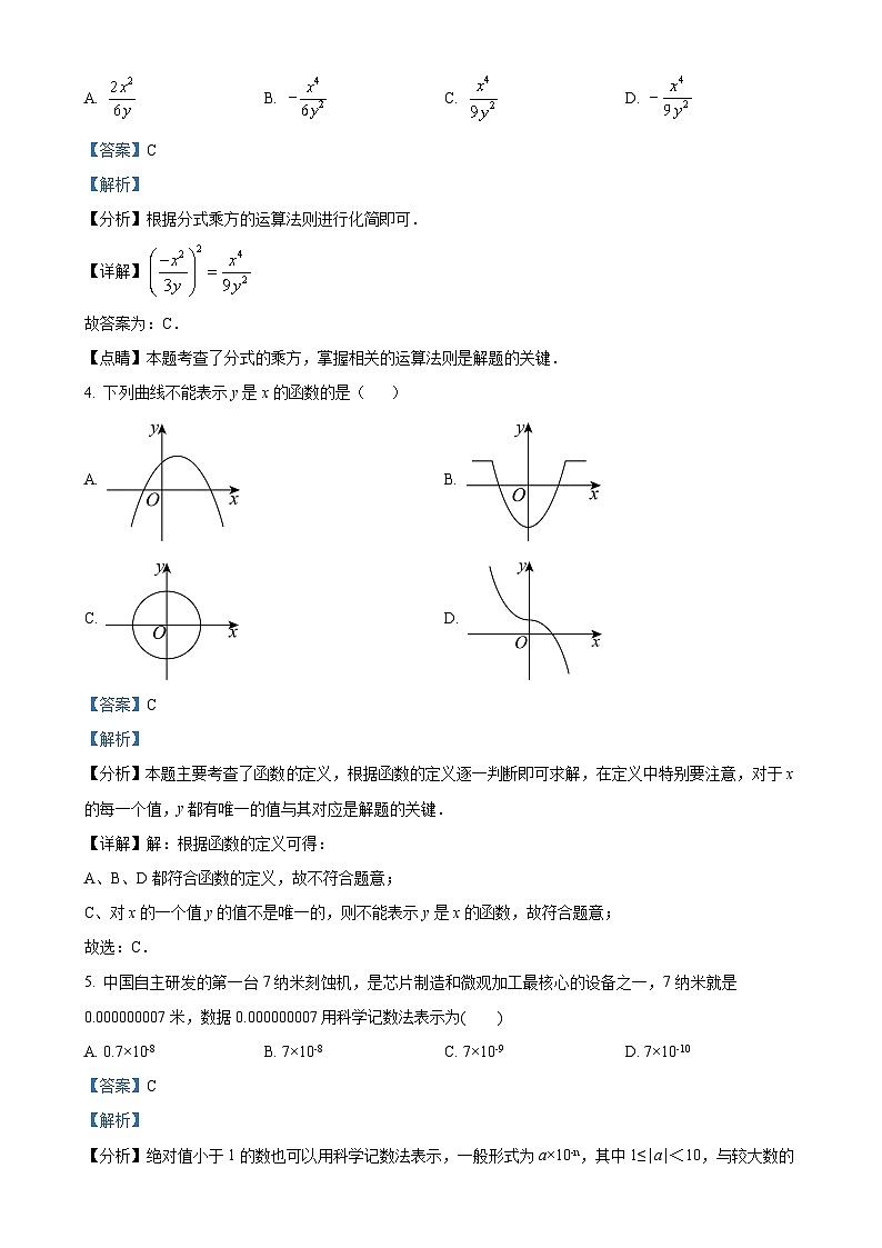 福建省泉州师范学院附属中学等校联考八年级下学期月考数学试题（解析版）-A4第2页