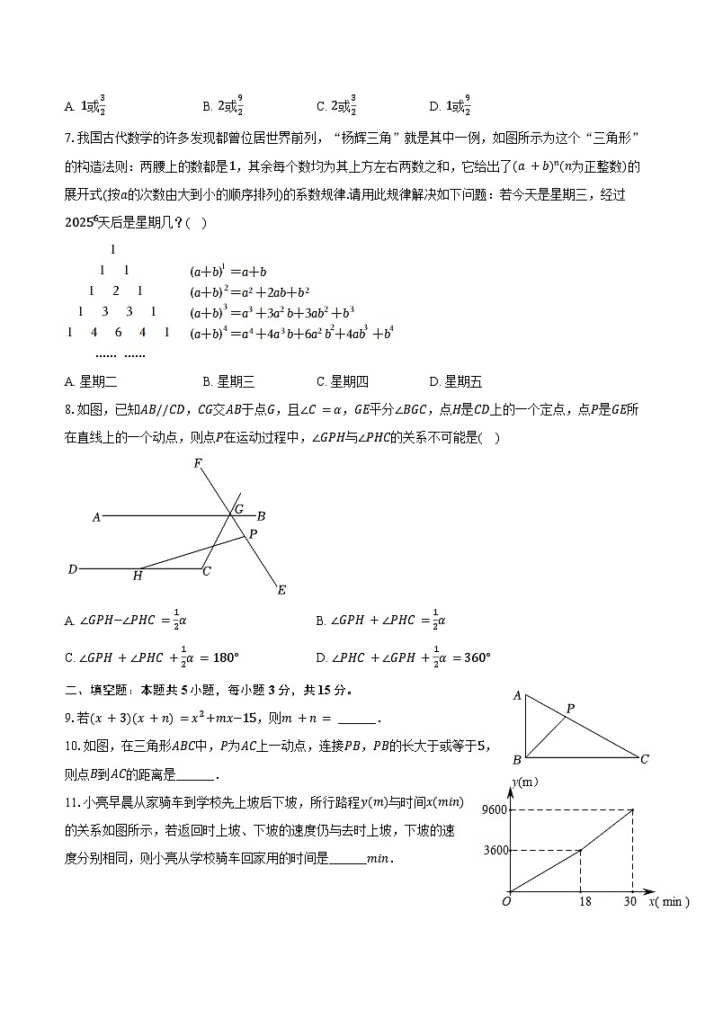 广东省深圳市2024-2025学年北师大版数学七年级下册期末优化提升卷（附解析答案）第2页