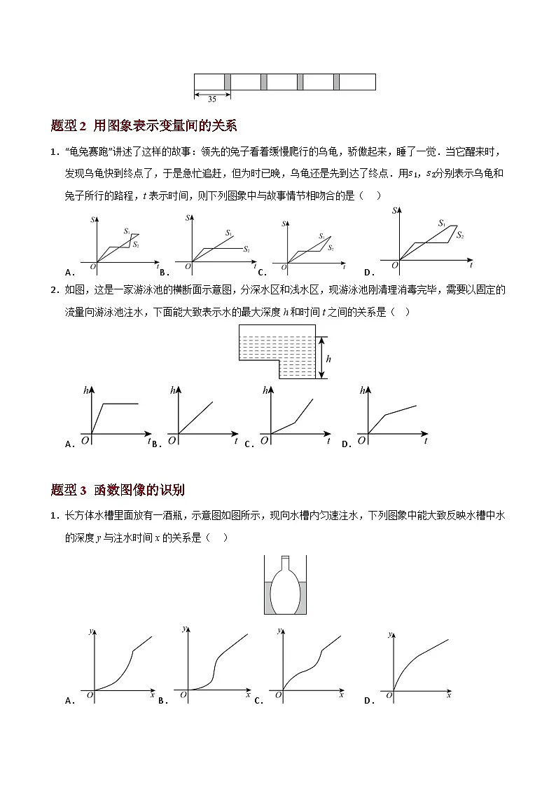 专题05 一次函数（14大类基础+5大类提升）（高效培优期末专项训练）数学浙教版2024八年级上学期（原卷版）第2页