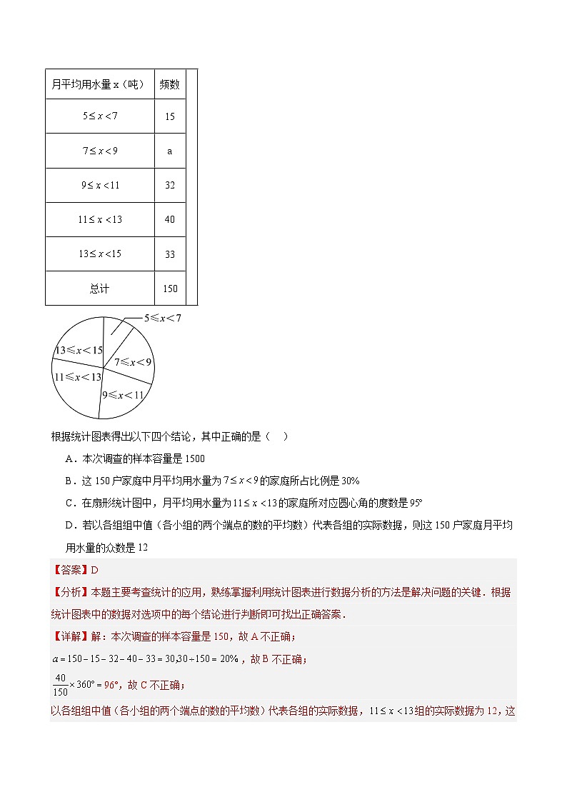 专题21 数据的收集与整理、数据的分析（3大考点）（教师版）第3页