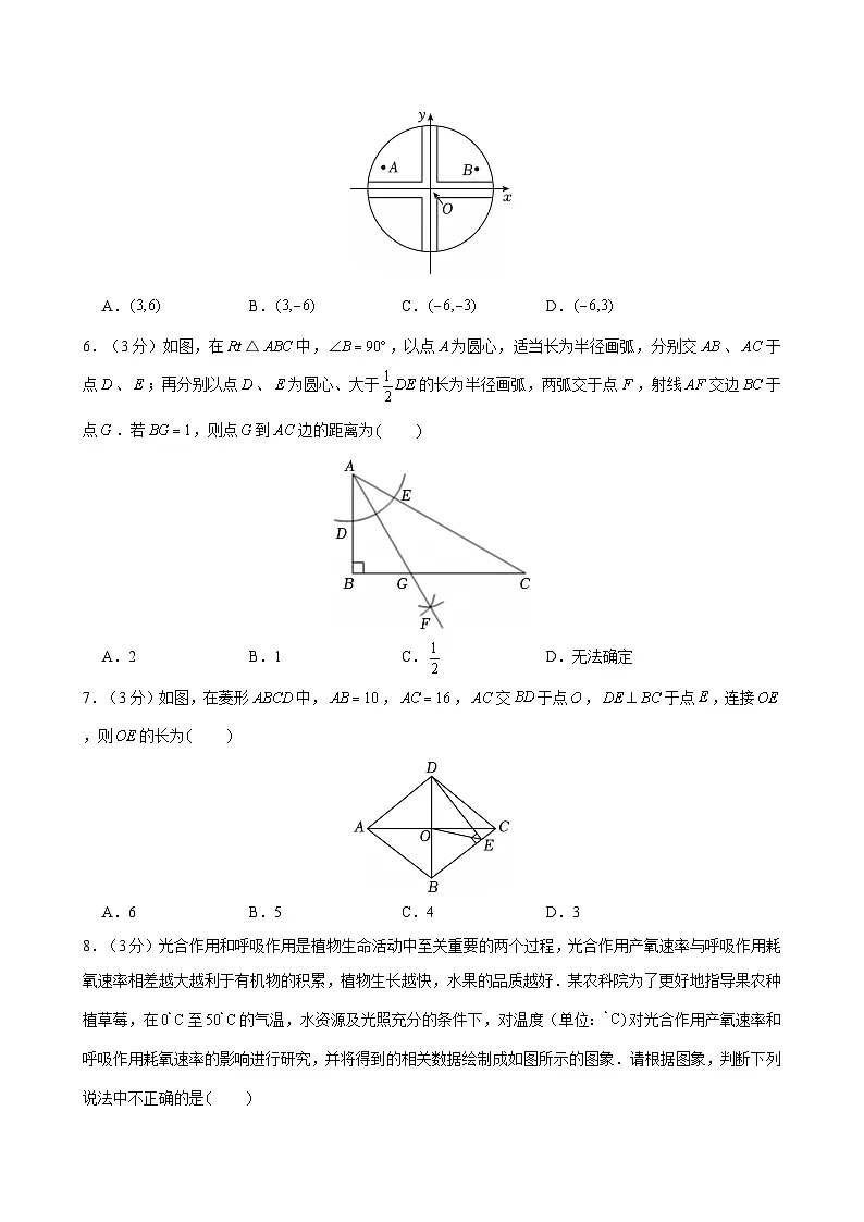 中考数学一模试卷第2页