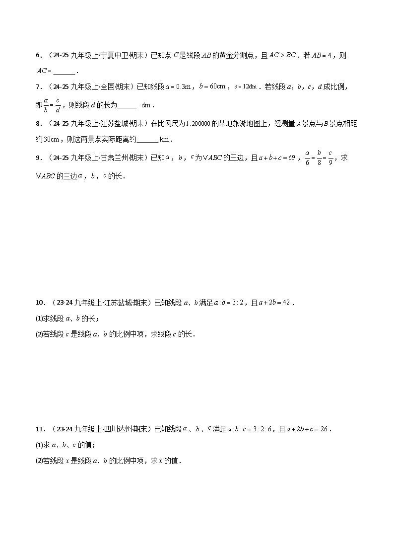 专题04 图形的相似（期末专项训练）（原卷版）第2页