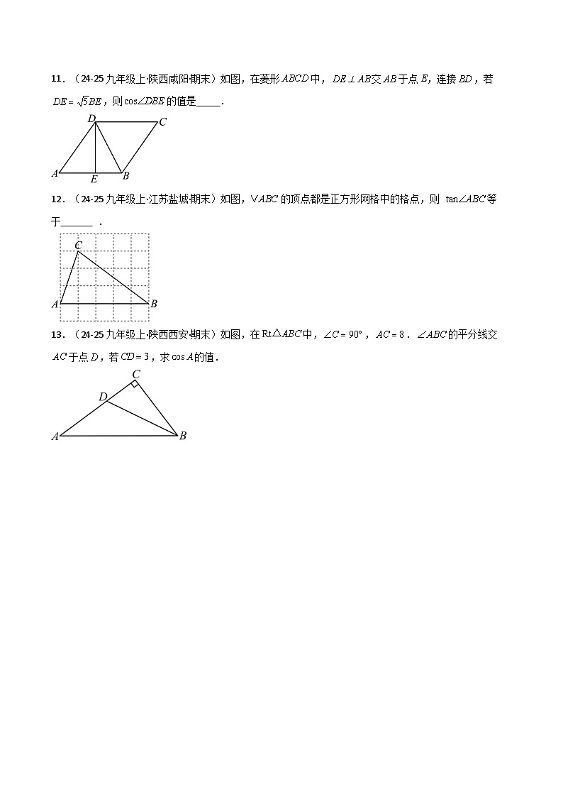 专题06 直角三角形的边角关系（期末复习专项训练）（原卷版）第3页