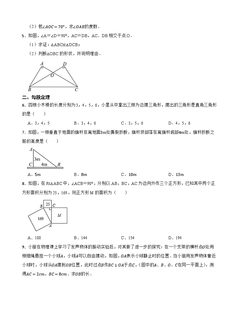2025-2026浙教版数学八年级上册期末常考题型分类专项特训（五）第2页