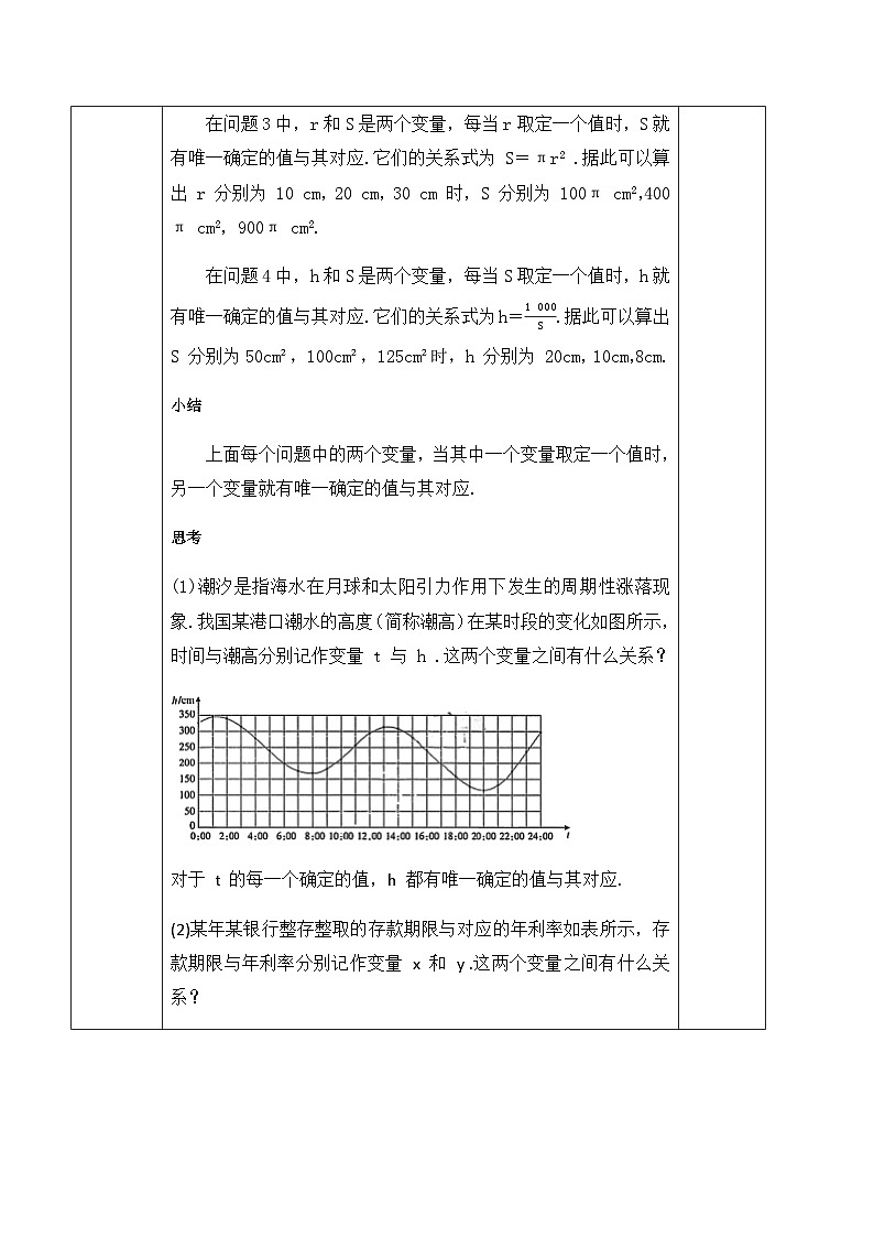 22.1.2 函数的概念（教案）--2025-2026学年人教版数学八年级下册第2页