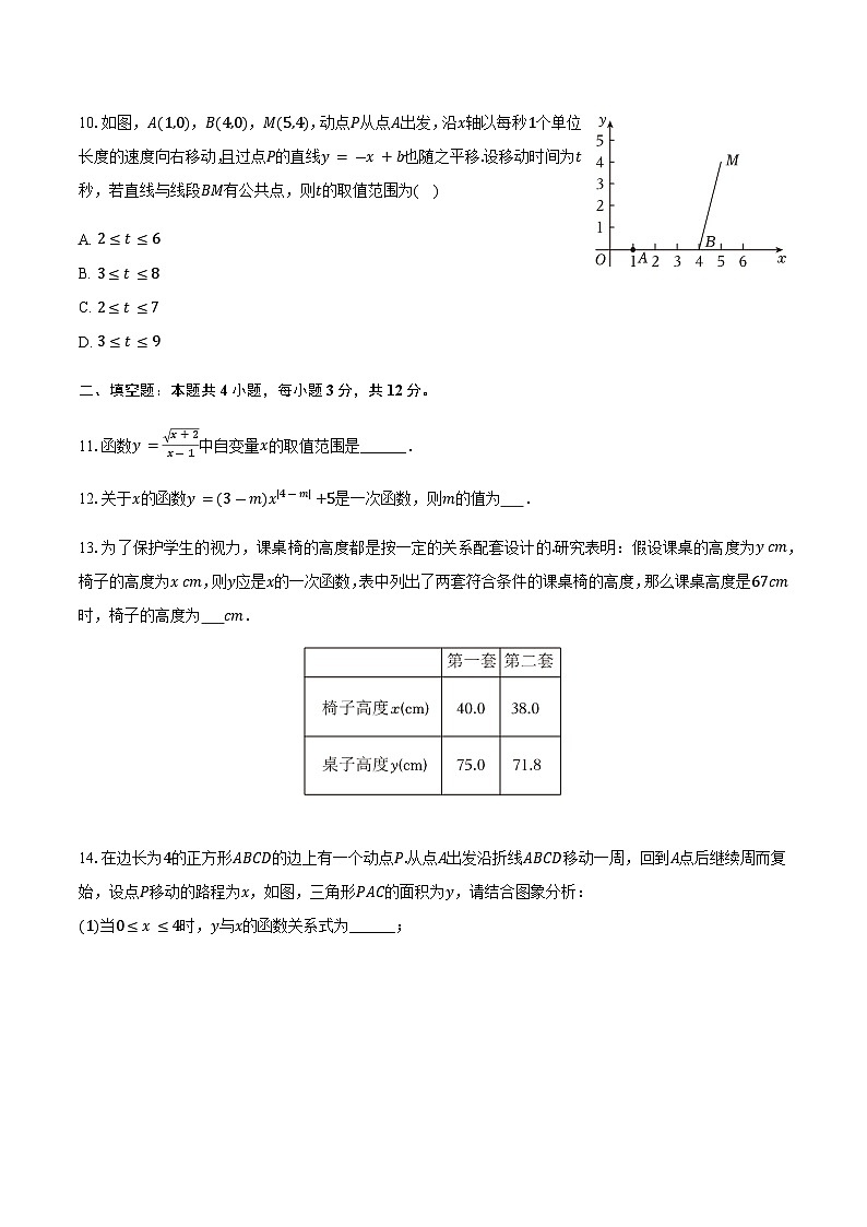 安徽省合肥四十五中2025-2026学年八年级（上）月考数学试卷【含答案】第3页