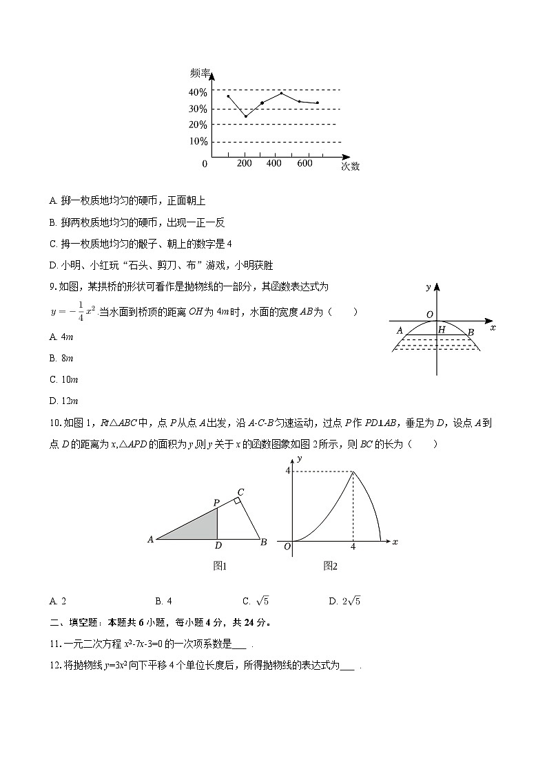 2025-2026学年甘肃省陇南市礼县九年级（上）期末数学试卷-自定义类型第3页