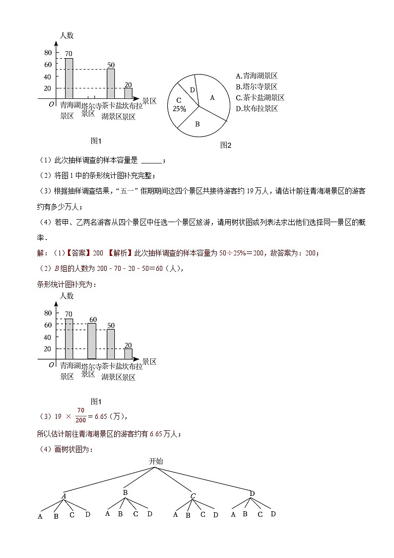 2023年各省市中考数学试卷分类汇编知识点43 统计与概率的综合题（Word版附解析）第3页