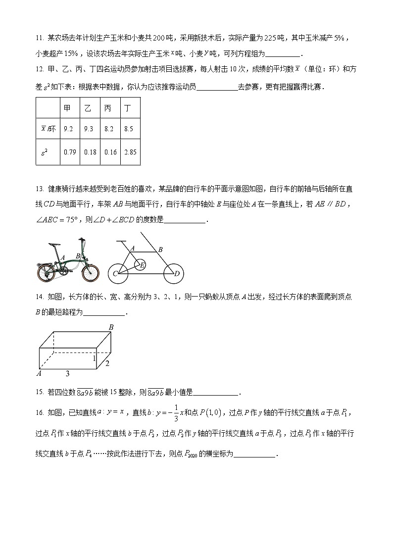 山东省青岛第三十九中学2025-2026学年上学期期末质量检测八年级数学试卷（原卷版+解析版）第3页