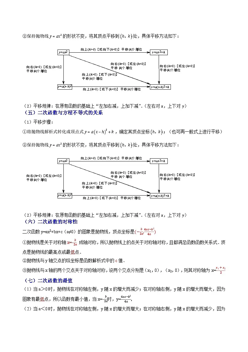 专题04 二次函数及其应用【十五大考点+知识串讲】-（全国通用）(原卷版）第3页