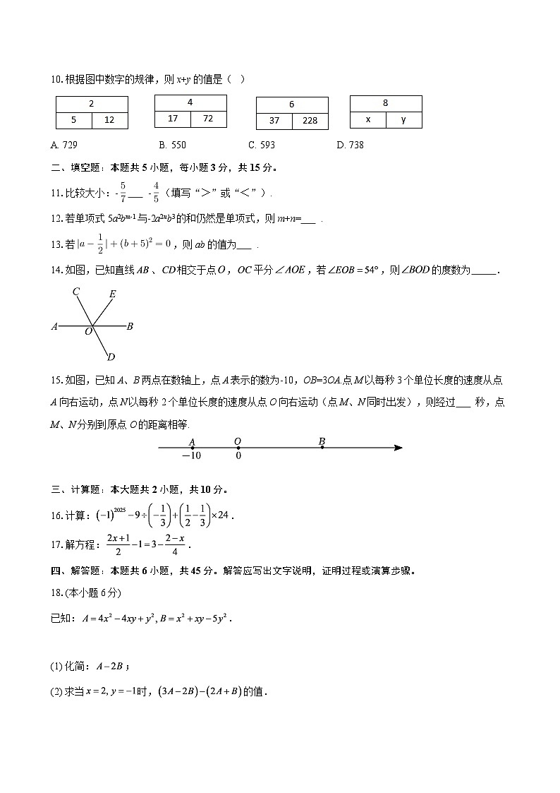 广东省汕头市澄海区2025-2026学年上学期七年级数学期末试题-自定义类型第2页