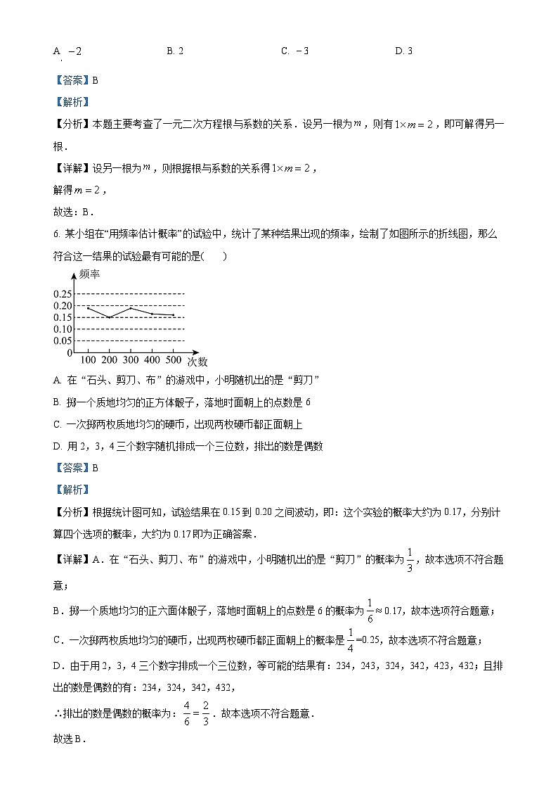 广东省梅州市兴宁市宋声学校九年级上学期11月期中考试数学试题（解析版）-A4第3页