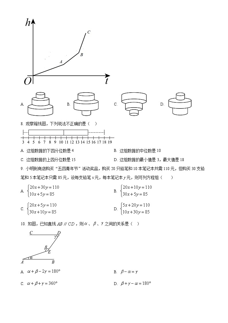 河南省焦作市2025-2026学年上学期八年级数学期末学情调研试卷（试卷+解析）第2页