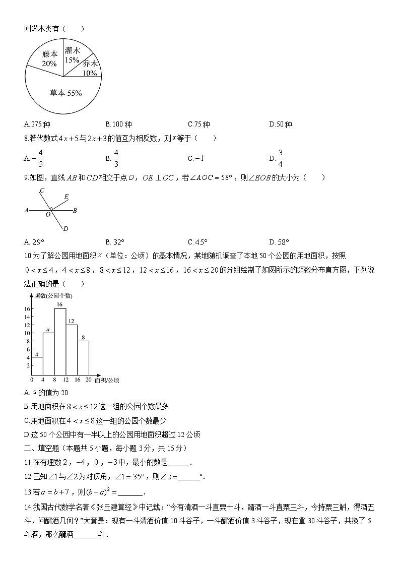 2025-2026学年辽宁省沈阳市铁西区七年级上学期1月期末数学试卷（学生版）第2页