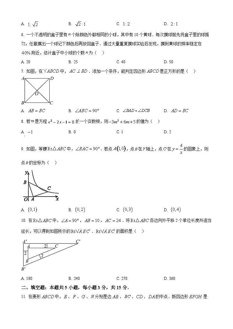 广东省佛山市顺德区2025-2026学年九年级上学期1月期末数学试题（试卷+解析）第2页