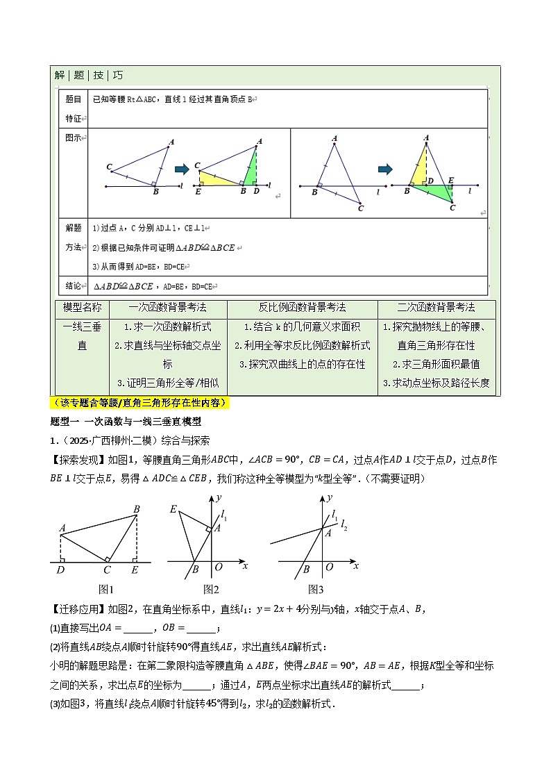 专题11 中考函数与几何模型核心探究（4大类型17种题型）（专项训练）（原卷版）第2页