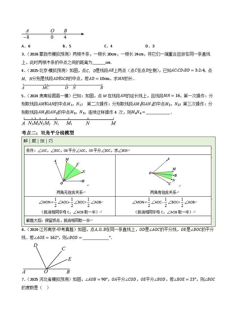 专题01 相交线与平行线有关的11种热考模型（专项训练）（原卷版）第2页