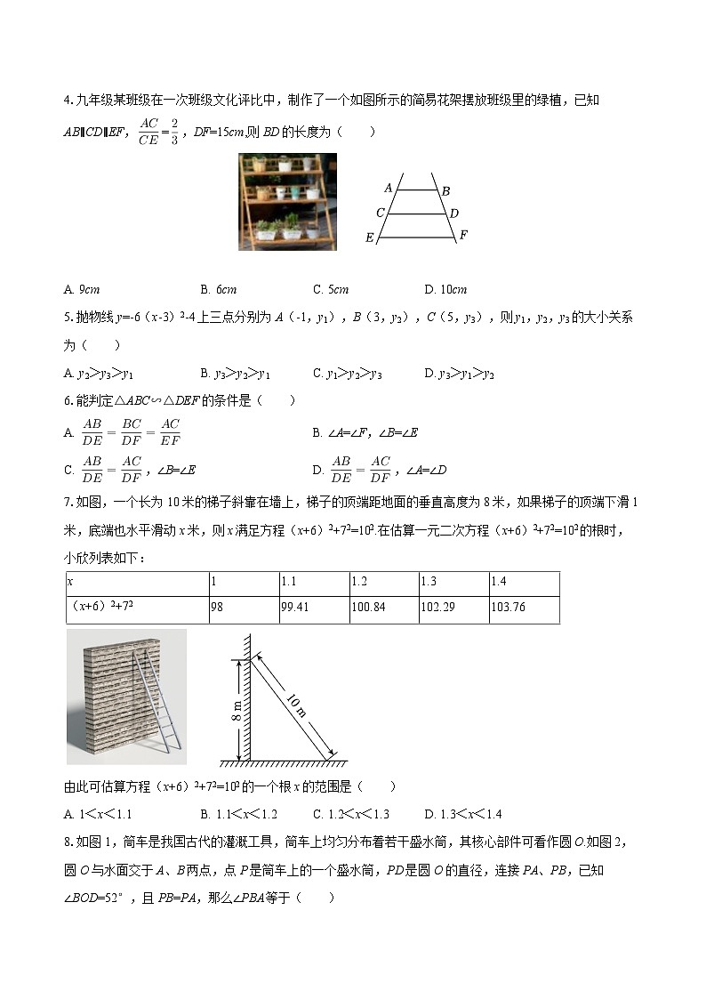 2025-2026学年山西省晋中市祁县九年级（上）期末数学试卷-自定义类型第2页