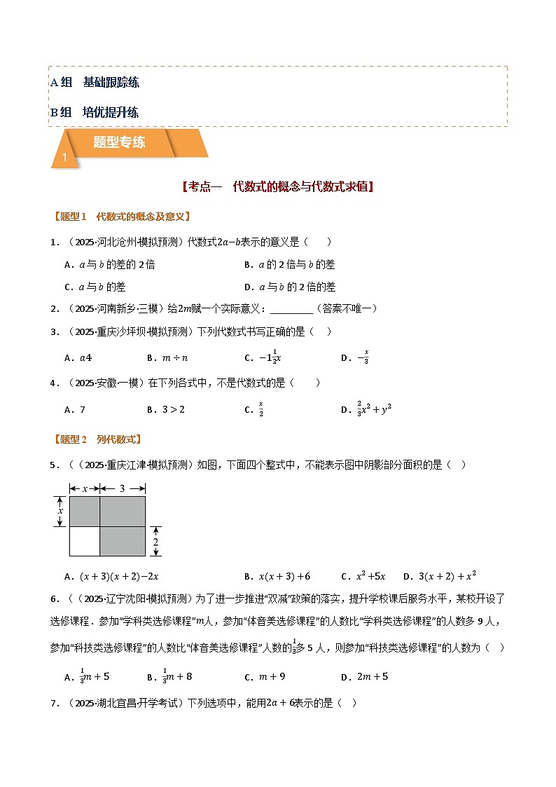专题1.2 整式与因式分解（举一反三专项训练）（试题版）第2页