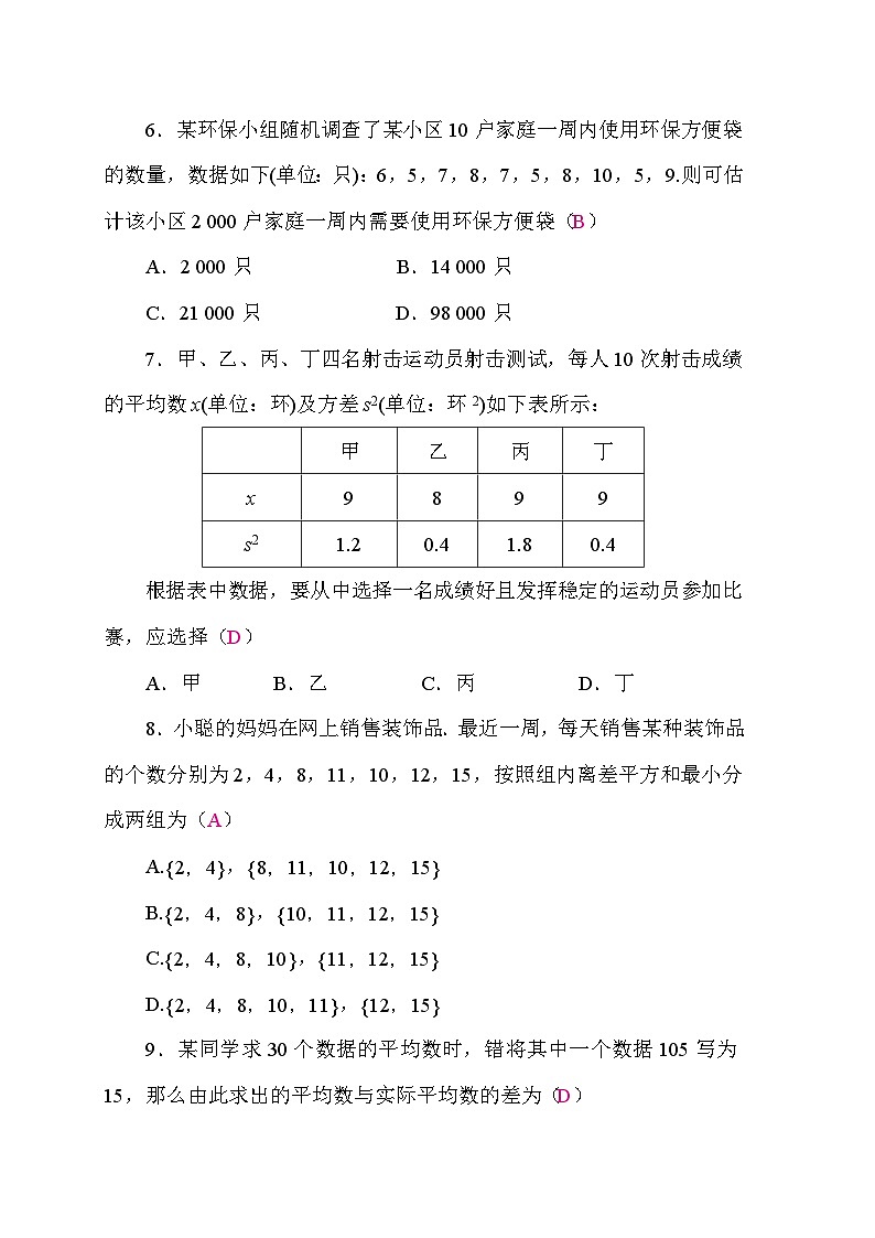 第20章 单元测试（答案）第2页