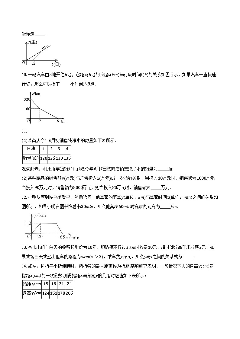 23.4 实际问题与一次函数-同步训练 2025—2026学年人教版数学八年级下册（含答案+解析）第3页