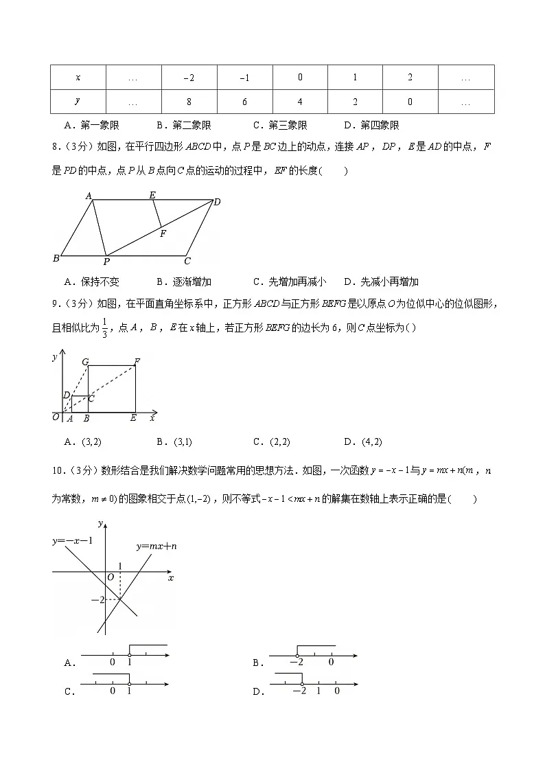 2024-2025学年河北省石家庄四十中八年级（下）期末数学试卷第2页