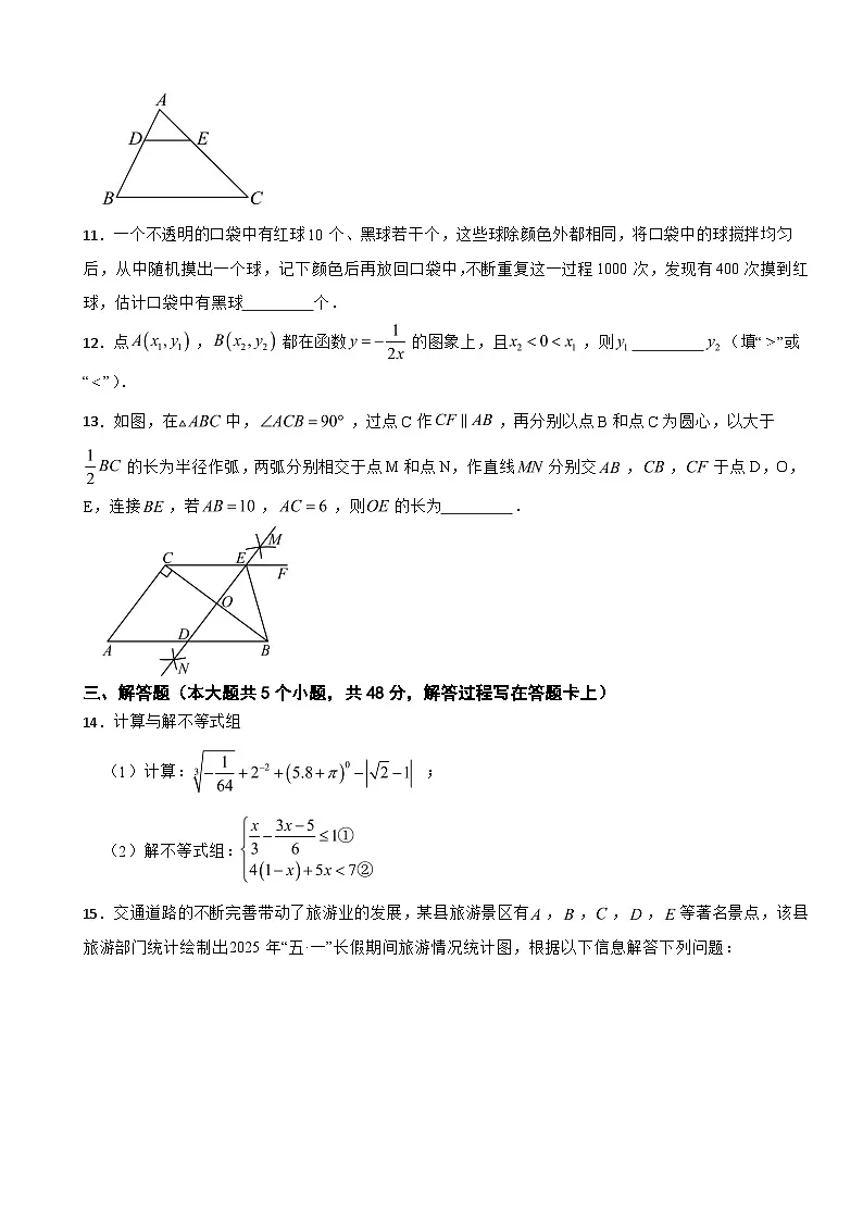 四川省成都市2026年中考二模考试数学试题附答案第3页